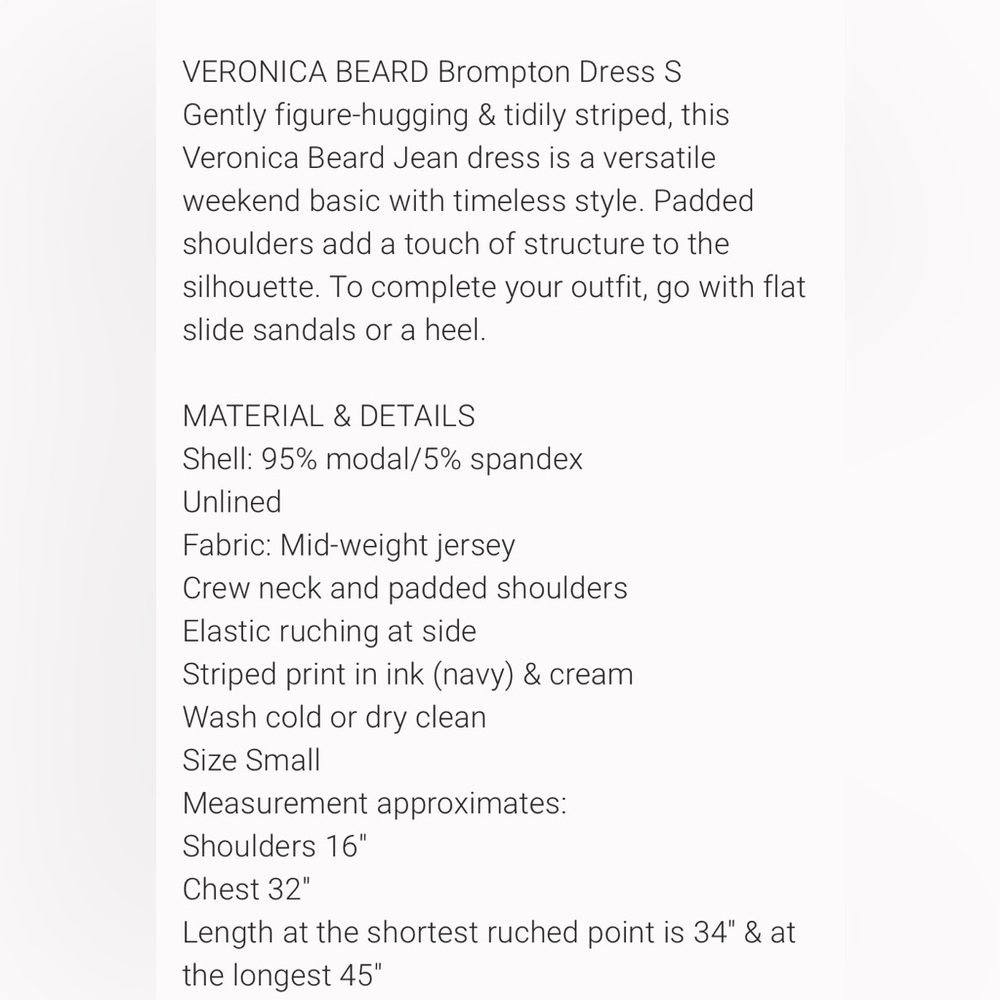 VERONICA BEARD DRESS  NWOT - Picture 13 of 14